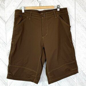 KUHL Renegade Shorts Mens Size 36 Brown Outdoor Hiking Gorpcore 12" Inseam